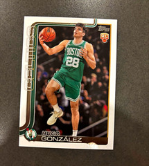 Topps 2025-26 Hugo González RC #228 Boston Celtics Basketball