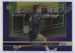 2024 Topps Chrome Purple Refractor 20/499 Andrey Rublev #34 Rookie RC 7k8