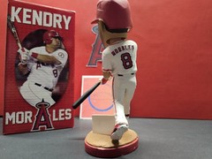 Kendry Morales Los Angeles Angels MLB 2011 SGA Bobblehead NIB SH Lefty