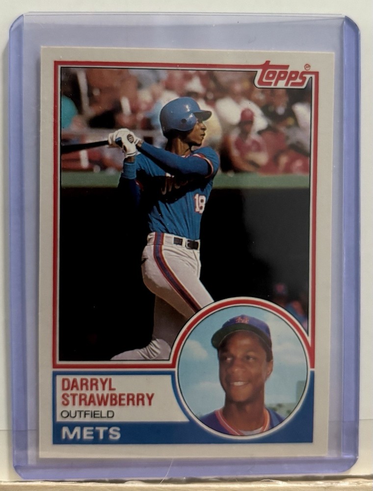 1983 Topps Traded Darryl Strawberry #108T NY Mets Rookie RC