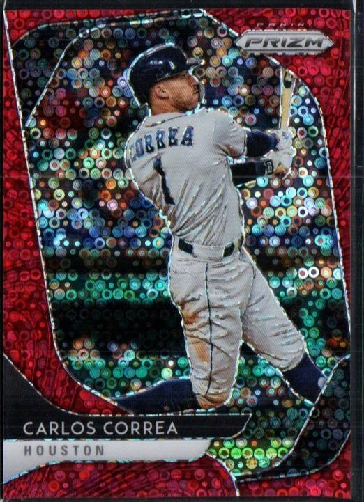 2020 Panini Prizm Red Donut Circle Prizm /149 Carlos Correa #237