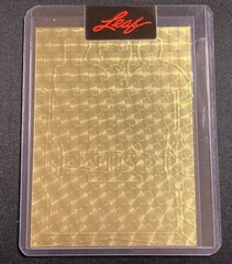 Carlos Alcaraz Rafael Nadal 1/1 Rainbow Pre-Production Proof 2024 Leaf Metal