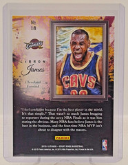 2015-2016 Panini Court Kings LeBron James Cavaliers Swagger Case Hit SSP #18