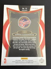 2025 WNBA Panini Select – Sophie Cunningham Concourse Silver Prizm #12