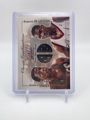 2001 Fleer Platinum Patrick Ewing Hakeem Olajuwon Classic Combinations /100