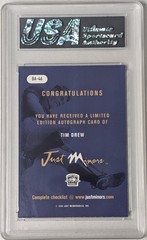 2000 Just #BA-46 Tim Drew Autographs Other 9.5