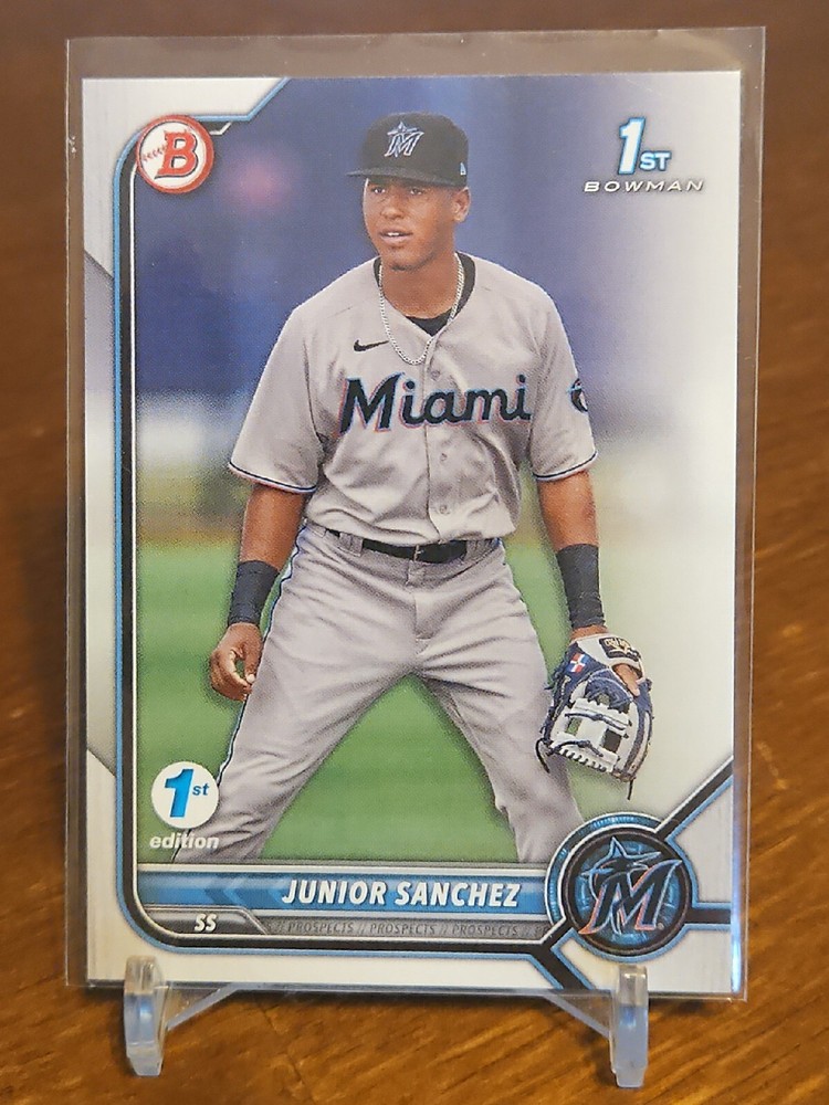 2022 Bowman Junior Sanchez 1st Edition Paper 1st #BPPF-111 Miami Marlins