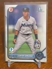 2022 Bowman Junior Sanchez 1st Edition Paper 1st #BPPF-111 Miami Marlins