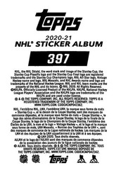 2020-21 Topps NHL Stickers #397 Brent Burns NM-MT Sharks ID:82321