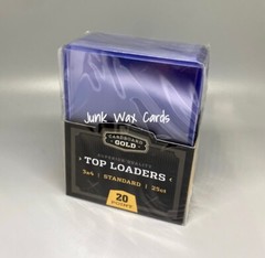LOT of 50 Cardboard Gold Standard 3&Prime; X 4&Prime; Ultra Clear Pro Rigid 20pt Toploaders