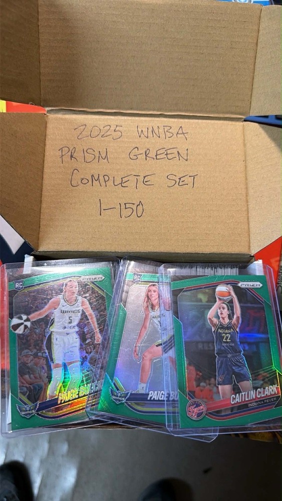 2025 WNBA Panini Green Prizm Complete Set Including CC, Paige Super Rare 🔥