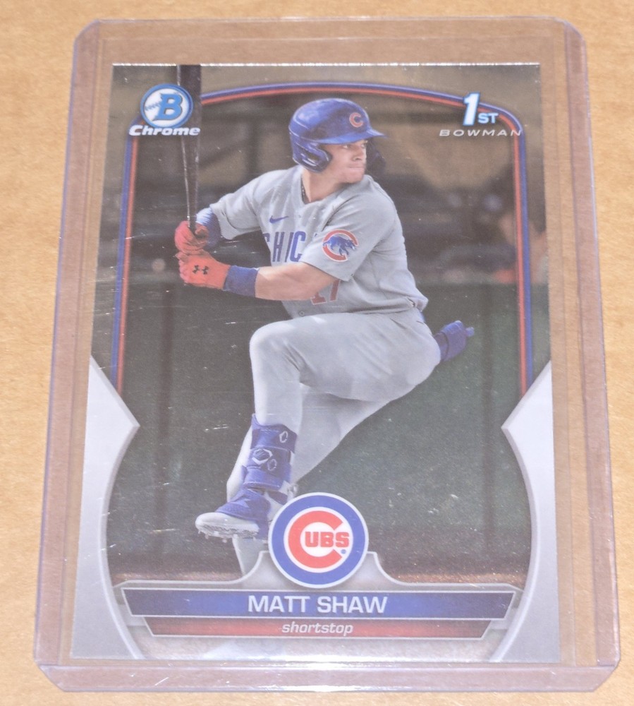 Matt Shaw 2023 Bowman Draft Chrome #BDC-33