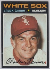 1971 TOPPS #661 CHUCK TANNER – CHICAGO WHITE SOX