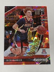 2020 Prizm Draft Basketball Red Ice Prizm #18 – Nico Mannion RC – Arizona