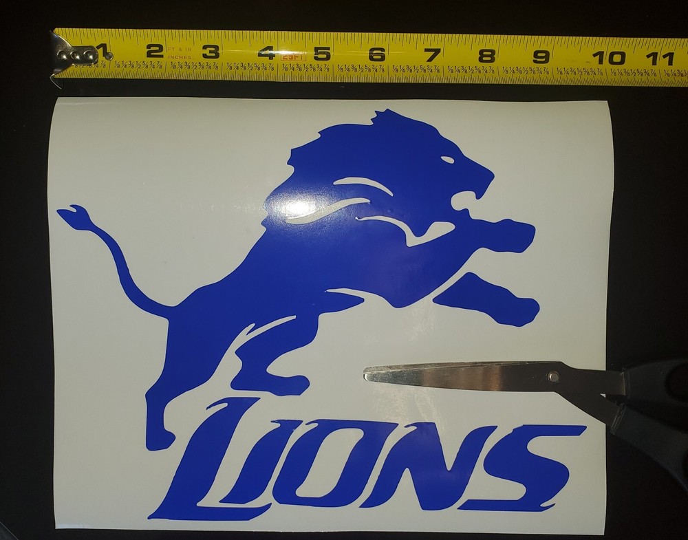 Detroit Lions decal sticker