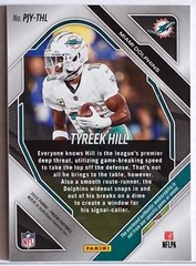 Tyrek Hill 2025 Panini Prizm Premier Prizm w Material Relic #PJY-THL – Dolphins