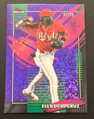 Elly De La Cruz 2026 Topps Finest #273 Purple Mini Diamond Refractor 31/75 RARE