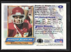 Marcus Allen 1994 Finest #63 Kansas City Chiefs
