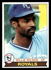 Willie Wilson Rookie 1979 Topps #409 a