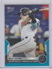 2022 TOPPS NOW PARALLEL #527 BRIAN ANDERSON MIAMI MARLINS 20/49