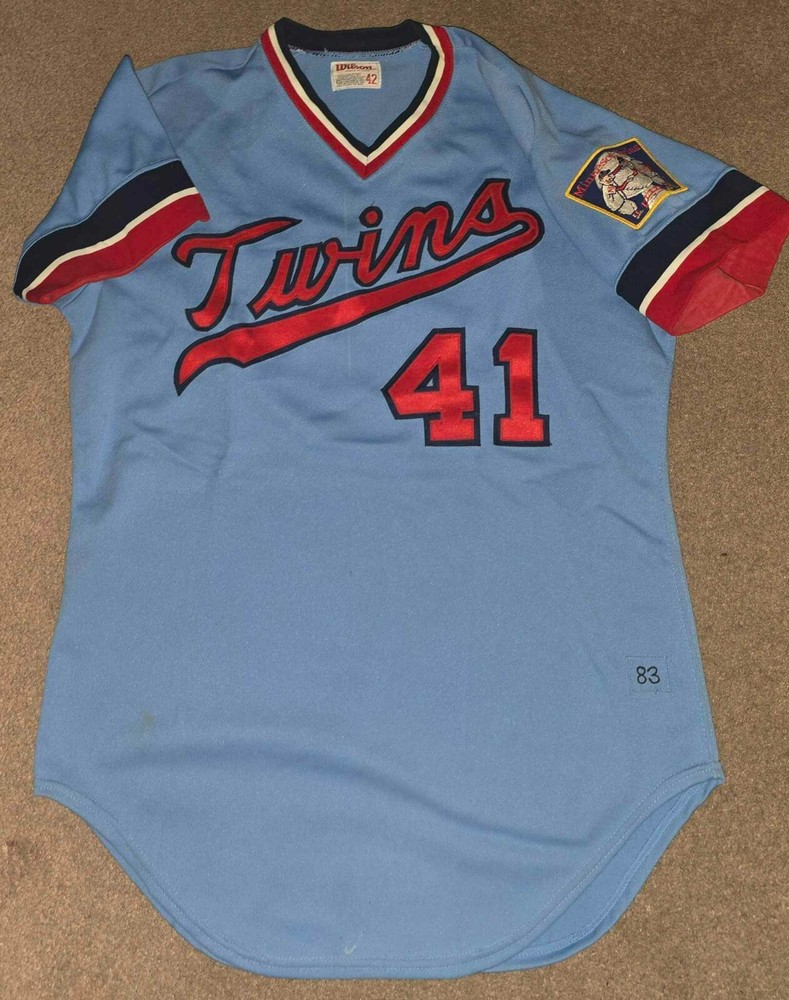 Tom Kelly #41 Minnesota Twins 1983 Wilson Salesman Sample Team Issued Jersey 42