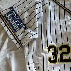 NEW MIZUNO Japan NPB HANSHIN TIGERS Baseball Jersey White Limited 32 Arai Large