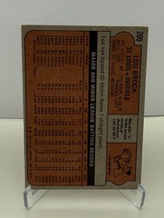 1972 Topps – Lou Brock #200 St. Louis Cardinals VG-EX