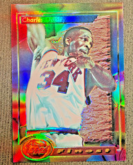 Charles Oakley 1993 Topps Finest Refractor #144 – New York Knicks