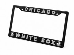 Chicago White Sox License Plate Frame Cover – Black – EliteAuto3K