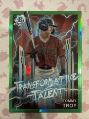 2023 Bowman Draft Tommy Troy /99 SP Green Refractor Transformative Talent #TT-2