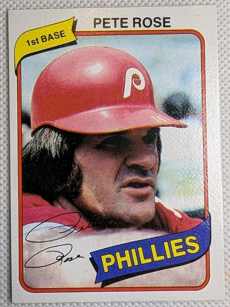 1980 Topps Burger King PETE ROSE #4 Philadelphia Phillies