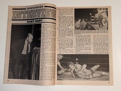 SPORTS REVIEW WRESTLING – APRIL 1985 – Publishers of PWI – Kerry Von Erich