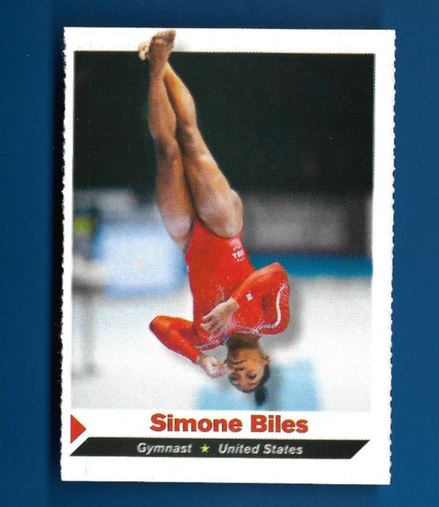 2014 Sports SI Kids SIMONE BILES Rookie RC, Girls Gymnastics Olympics &lsquo;VG&rsquo; #292