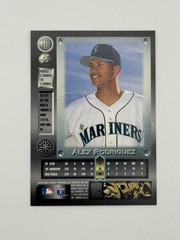 1996 Fleer Baseball Metal Universe Alex Rodriguez Platinum #110 Seattle Mariners
