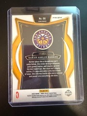 2025 Panini Select WNBA Pink Prizm Sarah Ashlee Barker RC WNBA
