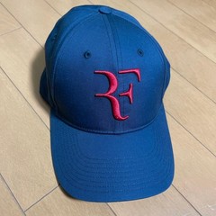 Roger Federer RF UNIQLO Cap 2021 French Open Model Black + Blue Set New