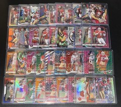 (653) San Francisco 49ers 2017-2025 Topps Refractor & Panini Prizm BULK Lot