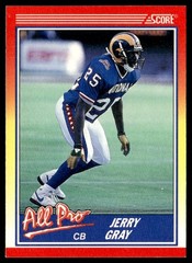 1990 Score Jerry Gray Los Angeles Rams #567