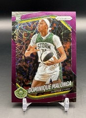 Dominique Malonga Purple Velocity Rookie /59 2025 Panini Prizm WNBA RC SSP