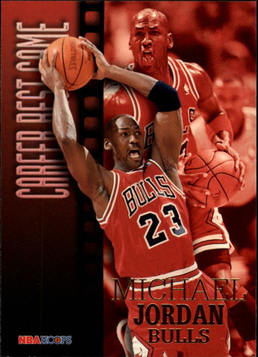 1996-97 Hoops #335 Michael Jordan CBG Chicago Bulls – NM-MT