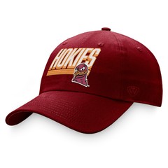 Men&rsquo;s Top of the World Maroon Virginia Tech Hokies Slice Adjustable Hat