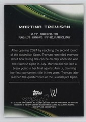 2025 Topps Chrome Pink Refractor Martina Trevisan #151 1m01