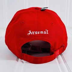 NEW Adidas Arsenal FC Woven Cannon Crest Back Strap Soccer Cap Hat Unisex OSFM