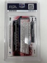 Drew Waters 2017 Bowman Draft Chrome #BDC90 Rookie Auto PSA
