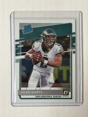 2 Card Jalen Hurts Lot – Optic Rated Rookie & 2023 Patch
