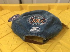 Vintage Starter Dallas Cowboys Super Bowl XXX 30 Strapback Hat Denim NWt