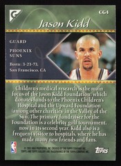 2000-01 Topps Gallery #CG4 Jason Kidd Charity Gallery