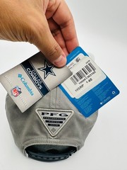 Columbia PFG Dallas Cowboys NFL Snapback Hat Gray OS Adjustable Fishing Cap NWT