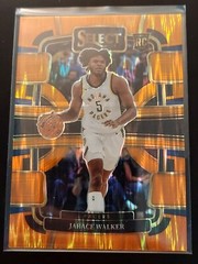2023-24 Select Basketball Jarace Walker Orange Flash Prizm Concourse #86 RC