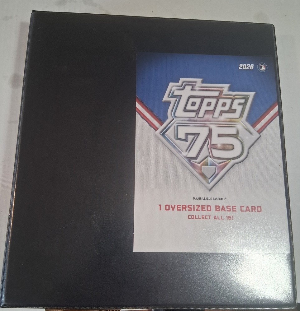 2026 TOPPS SERIES 1&2 JUMBO SUPER BOX ALL 34 CARDS INSIDE Plastic SLEEVES Comes